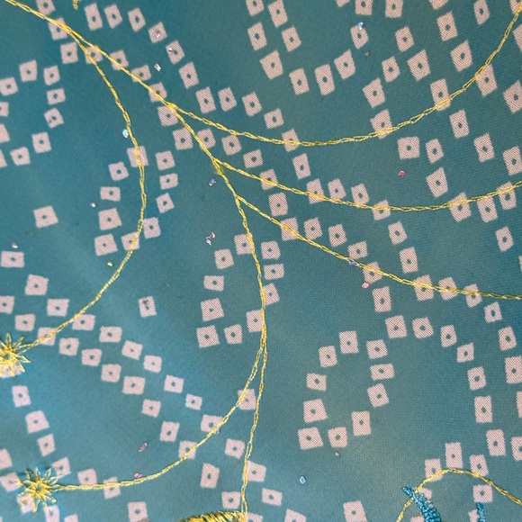 Badhani sari with matching blouse size L - Picture 11 of 11